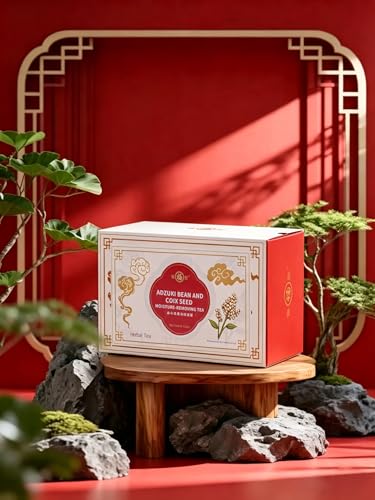 Red Bean Coix Seed Tea Orange Peel Tea China Job’s Tears Tea Bags Red Bean Coix Seed Poria Tea Bags Hot or Iced No Caffeine Plant-Based Botanical Beverage 红豆薏米茶 祛湿茶 - image 5