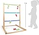 small foot Wurfspiel Leitergolf „Active“ aus Holz, Outdoor-Spiel für Groß und Klein, ab 3 Jahren, 12034