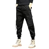 [Yammkia] ジョガーパンツ ワークパンツ タクティカルパンツ cargo pants men ワークマン 作業着 ズボン 夏 リラックスパンツ ロングパンツ クライミングパンツ リラックス ゆったり 作業着 ズボン 調整紐 ウエストゴム コットン 薄手 春夏フィッシング ワークパンツ タクティカル 登山 (3XL/#04ブラック)