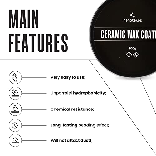 Cera Negra Sólida para Autos Carnauba 200 g miniatura 3