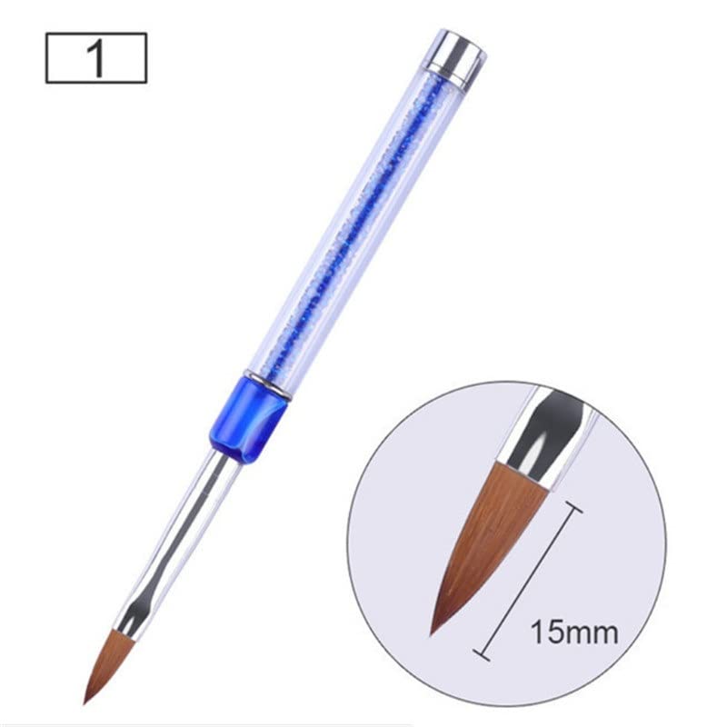 SLSFJLKJ Gel Pinsel Liner Malerei Stift Acryl Zeichnung for Nägel Gradienten Strass Griff Nail Art Werkzeug – Bild 7