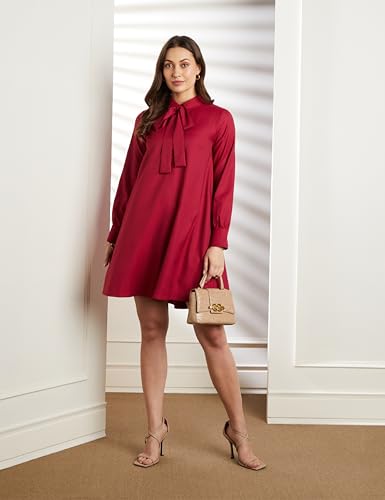 Image of Symbol Premium Women A Line Flared Dress (Knee Length | Desk-to-Dinner) (Available in Plus Sizes)