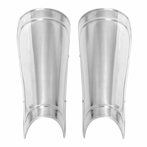 Greaves médiévales de chevalier en acier calibre 20 Lord of Battles pour costume GN
