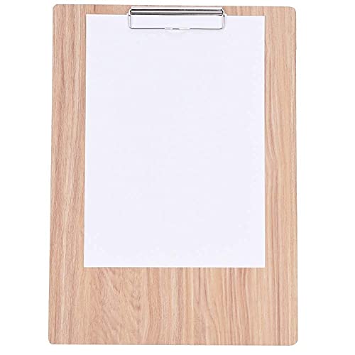 Wooden Sketch Board,A4 Wooden Clipboards,Artist Sketch Board,Smooth Drawing Writing Board 15.8x11.3inch A4 Letter Size Clip Boards Art Sketching Writing Board Clipfor School Office Work