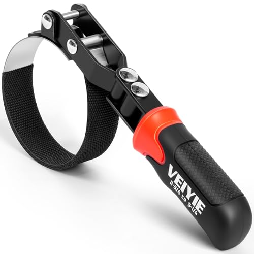 VEIYIE Small Oil Filter Wrench, Oil Filter Removal Tool Fits Filters 2-3/4