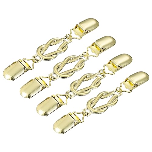 Image of uxcell Sweater Clips, Retro Cardigan Collar Clips, Shirt Clips Dresses Clip Brooch Shawl Clips for Women