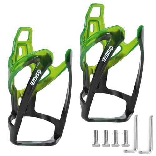 OSIGEI Fahrrad Flaschenhalter Schwarz Grün (2er Pack)