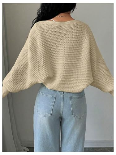 Image of GORGLITTER Women's Open Front Cropped Cardigan Bolero Sweater Lightweight Long Sleeve Shrug Knit Top