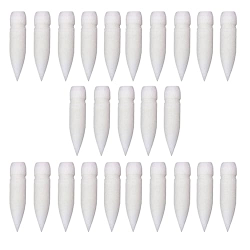 Puntas de marcador acrílico, puntas finas de nailon suave, puntas de pincel recargables, paquete de 25 recambios universales de punta de marcador para bocetos, dibujos, notas escritas a mano