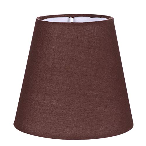 Rustic Lamp Shades Cloth Lamp Shade Clip On Bulb Fabric Lamp Shade Burlap Chandelier Lamp Shades Ceiling Lamp Cover for Chandelier Wall Lamp Bedroom Coffee Branch Chandelier