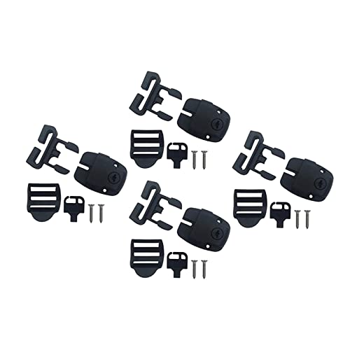 SPA Cover Clips Replacement SPA Cover Clips Slides Buckles Hardware Accessories Portable Lightweight Replace Tub latches Clips Lock, 4pcs