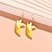 coadipress Fruit Banana Dangle Earrings for Women Fashion Cute Lifelike Resin Peeled Fruits Banana Funny Earrings Bohemian Colorful Yellow Banana Food Earring (Yellow Banana)