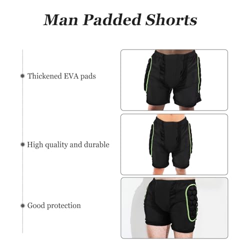 Shorts ciclismo downhill acolchados para hombre XXL verde miniatura 5