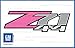 Chevy Silverado Z71 4x4 PINK decals stickers - FP (2007-2013) bed side 1500 2500 HD (set of 2)