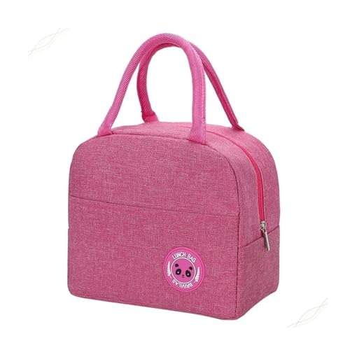 Bolsa Térmica 4L Impermeável Necessaire Lancheira Escola Marmita Academia Trabalho Praia e Camping - Quente e Frio (Rosa)