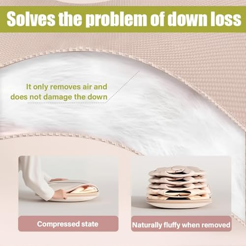 Otherwise Garment Bags, 2025 Space Saving Hanging Garment Bag with Self Compression Zipper, Dust Cover Clothes Bags for down Coat (Grey, L*2)3