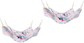 Ipetboom 2 Peças Hamster Rede Rato Brinquedos Pequenos Animais Pendurado Túnel Hamster Pendurado Casa De Hamster Cama Cobaia Casa Furão Gaiola Acessórios Rede De Rato Suprimentos De