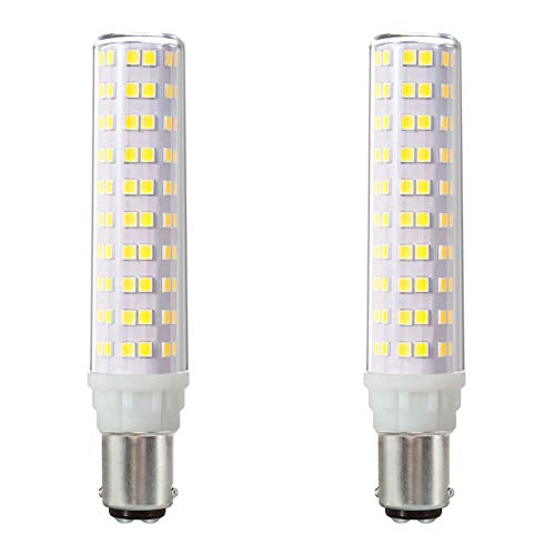 noobibaba Glühbirnen B15d LED Halogen Ersatz 75W, LED Lampe Kaltweiß 8W 6000K 230VAC, Für Heimbeleuchtung 2 Stück Cover