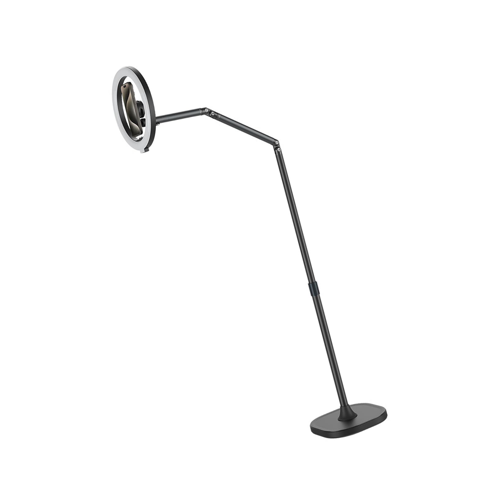 Soporte de teléfono para escritorio ajustable con aleación estable y rotación multiángula 7