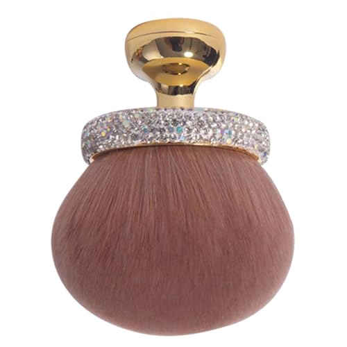 メイクブラシ キノコ型,女性用チークファンデーションブラシ コスメツール | 妻や母の日常メイクに最適なソフトコンパクトコンシーラーアプリケーター