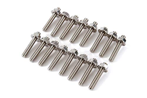 Red Hound Auto Stainless Steel Exhaust Manifold 16 Stud Kit Compatible with Ford F-150 F-250 F-350 4.6L 5.4L Engines