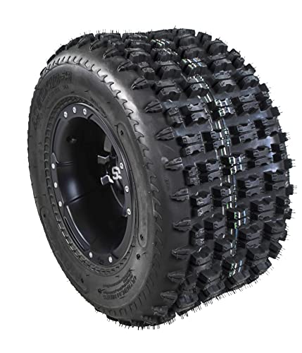 4 New Fits Honda Trx450R & Trx400Ex Black Itp Ss112 Rims & Massfx Tires Wheels Kit #TOP4