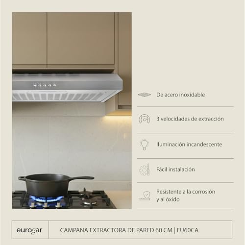 Recopilación de Campana 60 Cm del mes. 17 Campana 60 Cm marca EUROGAR (2)