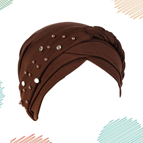 ABOOFAN 1Pc Simples e Fashion Hat Cetim Sleeping Hat Lace Dupla Camada Head Wrap Protetor de Cabelo
