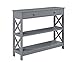 Convenience Concepts Oxford Console Table, Gray