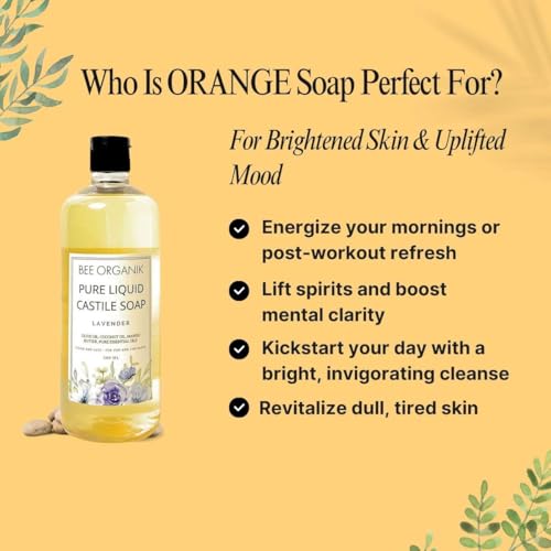 Image of Orange Liquid Castile Soap Orange