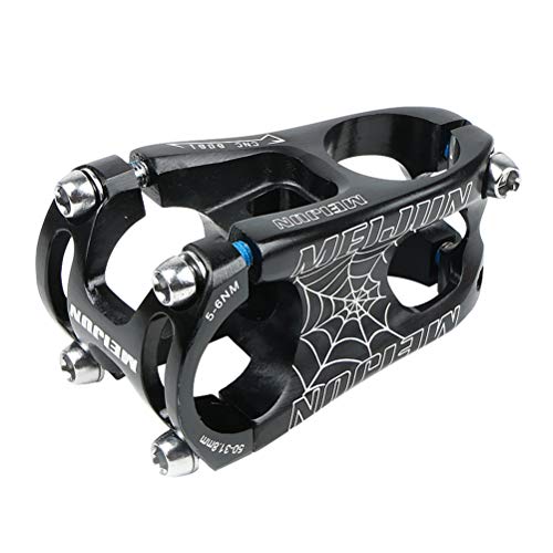 31.8mm Aluminiumlegierung, für Fahrrad, Rennrad, Kurz, mit Griff, Dampfbügelstation, Schwarz