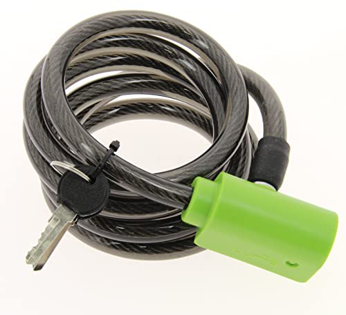 ESB3410 - Spiral Anti-vol Cadenas Enduro 7334 10mm Color Verde Mesure 185CM