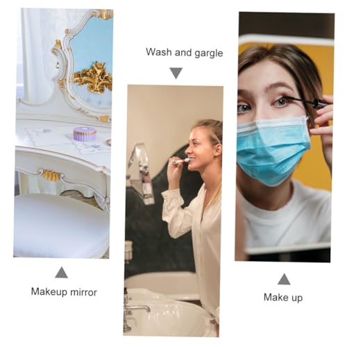 Miroir portable simple face avec haute réflexion pour maquillage décoratif GALPADA - 7