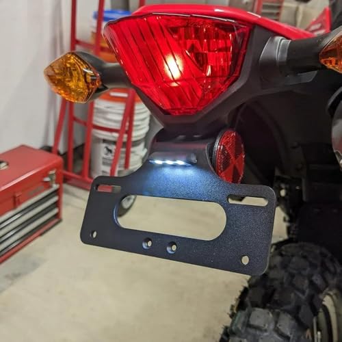 Support plaque d'immatriculation moto CRF300RX résistant aux vibrations - 3