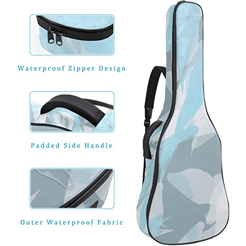 Housse imperméable pour guitare acoustique avec double bandoulière et poche Motif champignons, Multicolore 05, 42.9×16… - Les Beatles, Paul McCartney, John Lennon, RIngo Starr, George Harrison Housse imperméable pour guitare acoustique avec double bandoulière et poche Motif champignons, Multicolore 05, 42.9x16… – Image 5