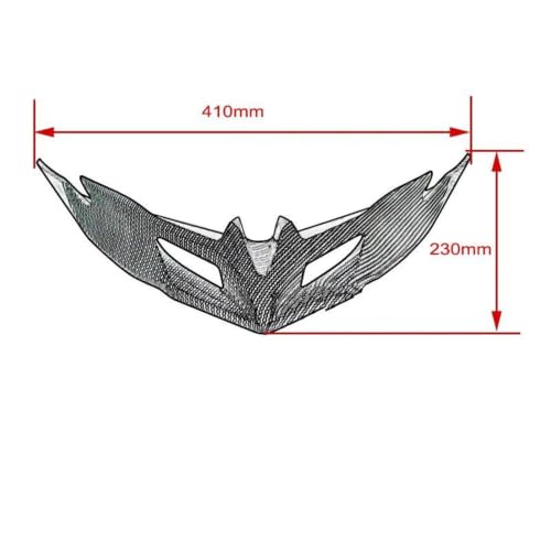 Cône de nez Versys 650 extension garde-boue évite l'impact radiateur