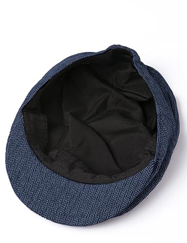 A&J DESIGN Baby Boy Driver Cap, Toddler 3pcs Newsboy cap & Suspender & Bow Tie (3 Months - 9 Years up)3