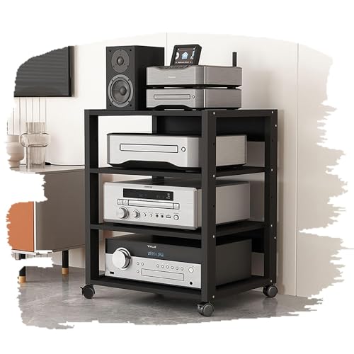 Support Audio HiFi Racks en bois robuste pour sublimer votre installation meuble multimédia AV
