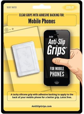 Joslin Anti Slip Grips for iPads, Tablets and Readers | Provides a Secure Finger Grip on The Back of Your Mobile Phone | The Easiest Way to Protect Your Phone |…