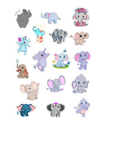 Elephant Collection (Elephant c2 Iron on Transfer Sheet)