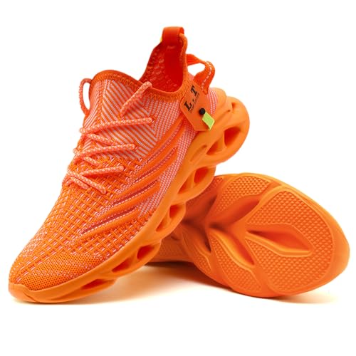 Image of DLWKIPV Men Running Shoes Men's Tennis Shoes Lightweight Breathable Fashion Sneakers Non Slip Workout Gym Shoes for Running