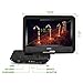 UEME Portable DVD Player with 10.1 Inches Screen, Car Headrest Mount Holder, Remote Control, Wall Charger Car Charger, Personal DVD Player (Black)