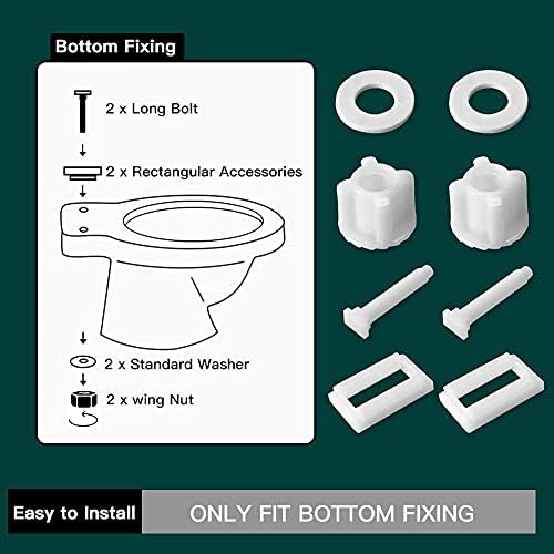 JOTOM Toilet Seat Soft Close Toilet Seats with Beautiful Patterns Easy to Mount Quick Release Premium Toilet Lid Cover Toilet Seats for Family Bathroom Hotel Decor (Marine Life)