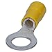 Pack of 10 Cembre GF-M8 Ring Terminals Insulated M8 Yellow 4-6 mm² I Industrial Quality