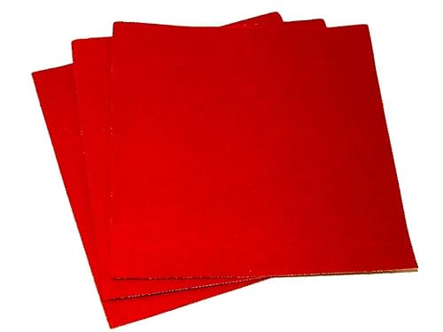 Minerva 9" Acrylic Felt Fabric Sheets (Value Pack) for Toymaking, Homecrafts, Handicrafts & DIY Berry Red - per Pack of 10