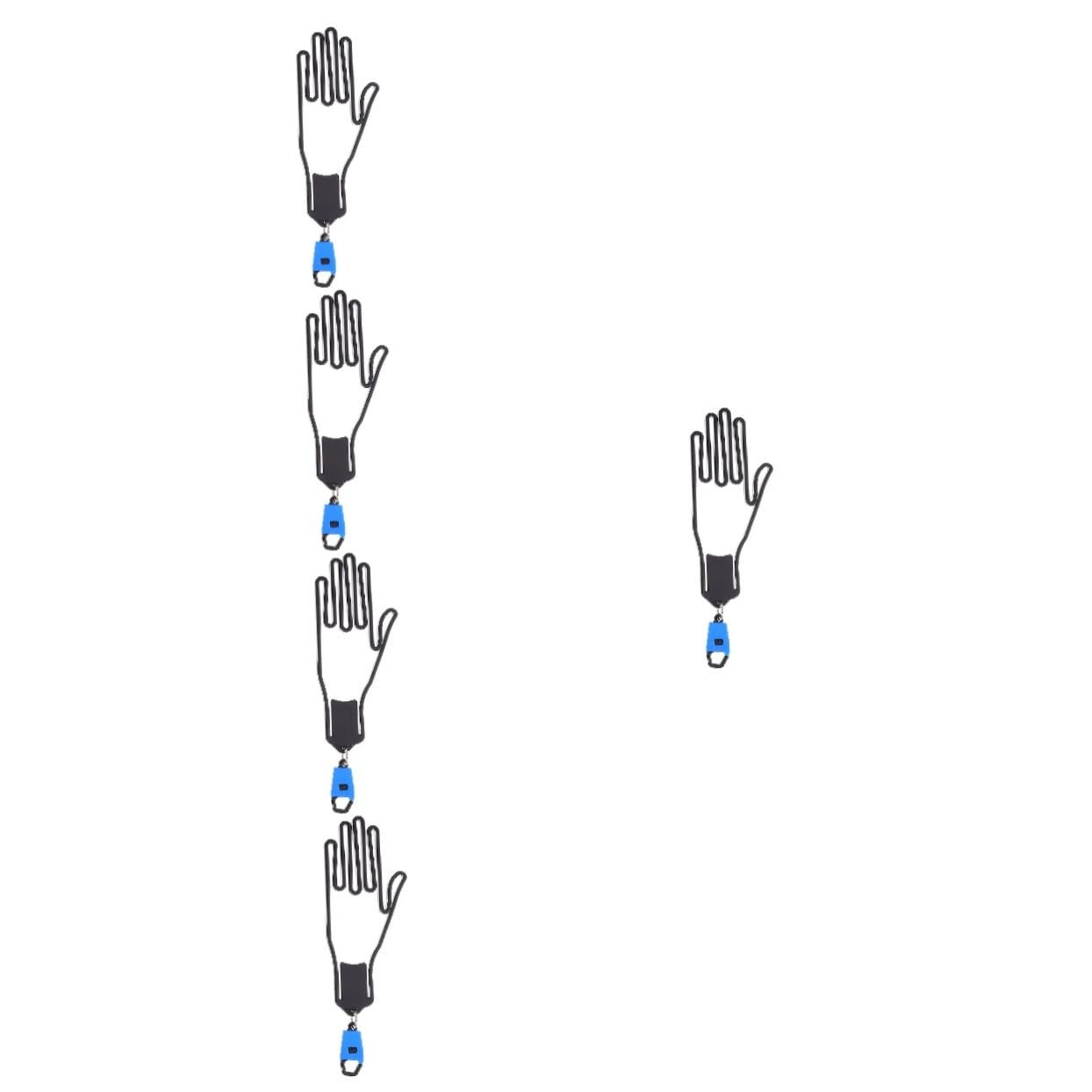 BESPORTBLE 5 Piezas Soporte para Guantes de Golf Marcos de Soporte de Guantes bastidores Protectores de Colgante Cuadro de e Marco Protector Accesorios de Golf Percha PP