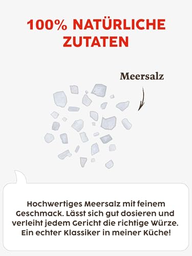 Kotanyi Meersalz jodiert, verfeinere deine Gerichte , in der praktischen Mühle, 1 x 92 g