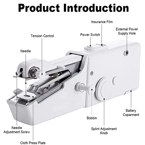 MacroHu Macchina da Cucire Portatile,Mini Macchina...