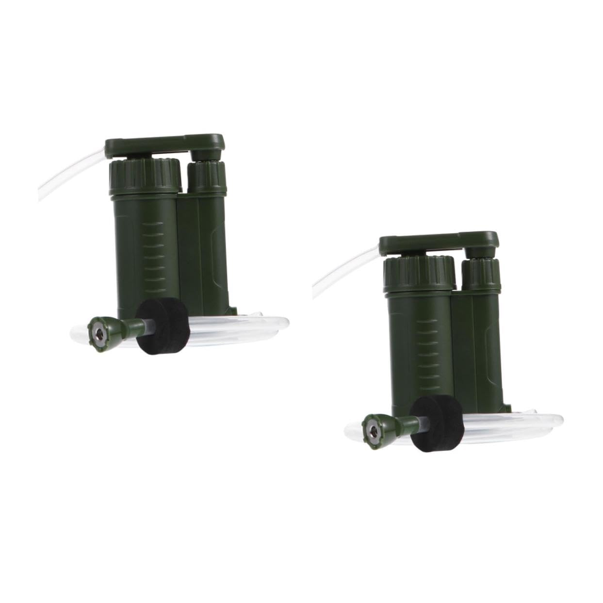 Totority 2pcs Portable Water Filter Emergency Survival Purifier for Hiking Camping and Travel Lightweight and Compact Design for Outdoor Adventures