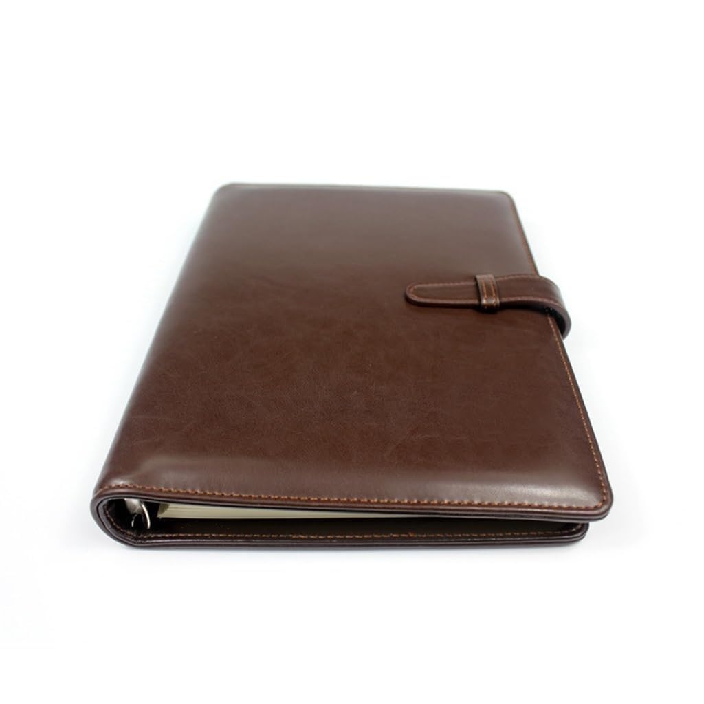 Notebook Notebook 235x175mm Cuoio Dell'unità di elaborazione Notepad Ufficio Riunione Notebook Business Foglia sciolta per Lavoro Scuola Nota Prendere Diario